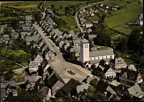 Ak Bad Fredeburg Schmallenberg im Sauerland, Luftaufnahme