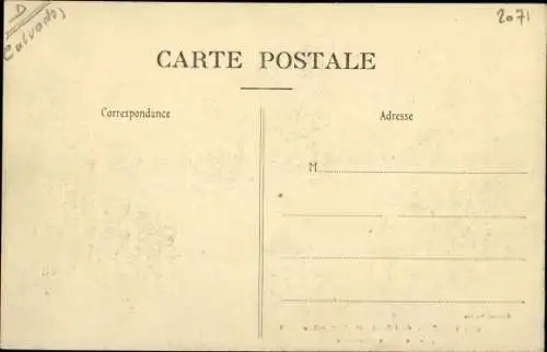 Ak Caen Calvados, Crue de L´Orne 1er Décembre 1910, Le Cours Circulaire