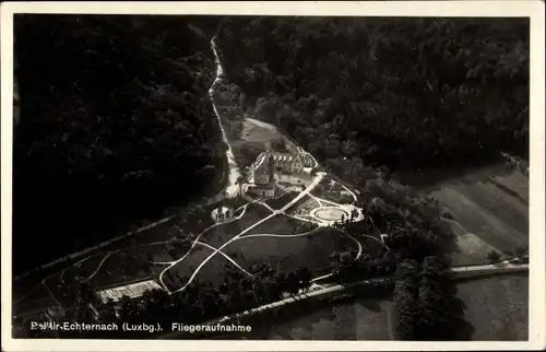 Ak Bel Air Echternach Luxemburg, Vue aérienne, Fliegeraufnahme