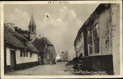 Ak Ebeltoft Dänemark, Raadhuset set fra Overgade