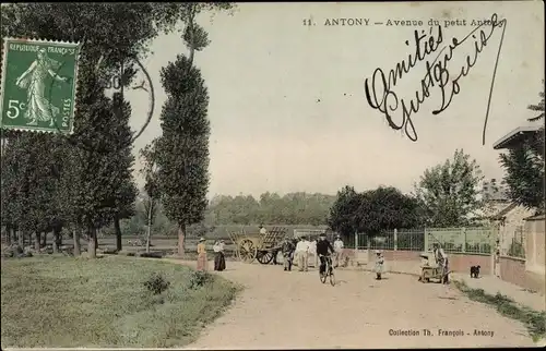 Ak Antony Hauts-de-Seine, Avenue du petit Antony