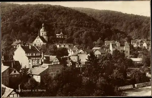 Ak Bad Sooden Allendorf in Hessen, Teilansicht