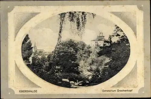 Ak Eberswalde im Kreis Barnim, Sanatorioum Drachenkopf
