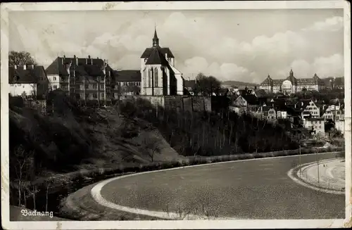 Ak Backnang in Baden Württemberg, Panorama