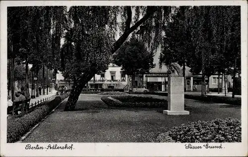 Ak Berlin Treptow Adlershof, Süßer Grund, Platz der Befreiung, Handlung von Otto Thürmann