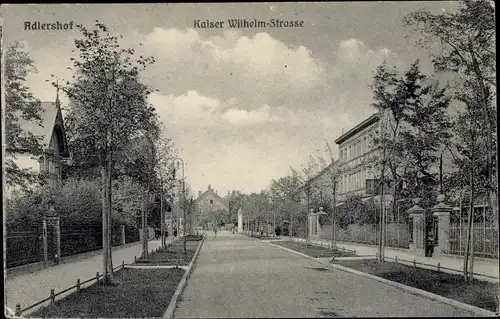 Ak Berlin Treptow Adlershof, Kaiser Wilhelm Straße, Nipkowstraße
