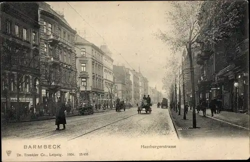 Ak Hamburg Nord Barmbek, Hamburger Straße