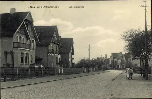 Ak Hamburg Wandsbek Rahlstedt, Lübecker Straße
