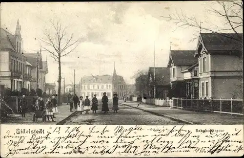 Ak Hamburg Eimsbüttel Eidelstedt, Bahnhofstraße