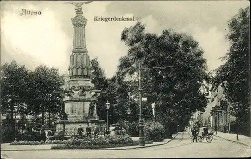 Ak Hamburg Altona, Kriegerdenkmal