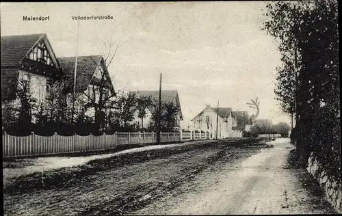 Ak Hamburg Wandsbek Rahlstedt Meiendorf, Volksdorfer Straße, Wohnhäuser