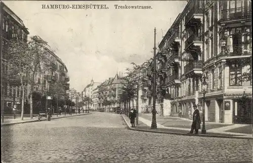 Ak Hamburg Eimsbüttel, Treskowstraße