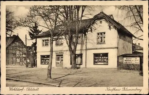 Ak Hamburg Wandsbek Wohldorf Ohlstedt, Kaufhaus Blumenberg