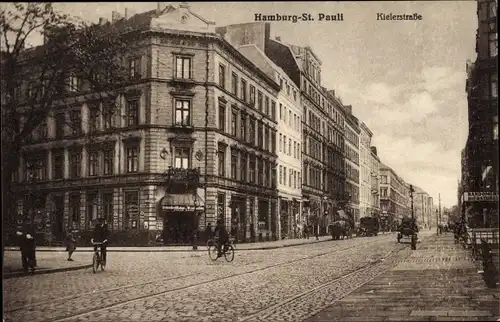 Ak Hamburg St. Pauli, Kielerstraße