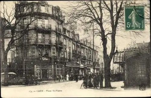 Ak Caen Calvados, Place Saint-Pierre