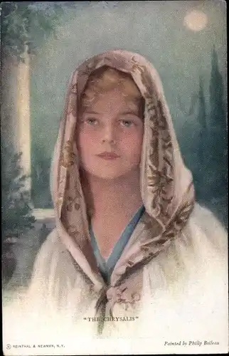 Künstler Ak Boileau, Philip, The Chrysalis, Frau mit Kopftuch