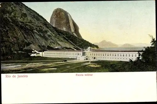 Ak Rio de Janeiro Brasilien, Escola Militar