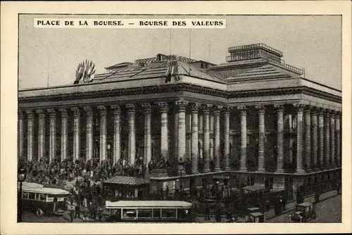 Ak Bordeaux Gironde, Place de la Bourde, Bourse des Valeurs