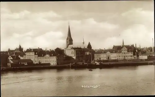 Ak Helsingør Helsingör Dänemark, Teilansicht