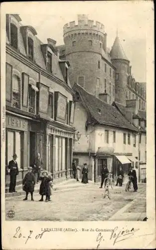 Ak Lapalisse Allier, Rue du Commerce