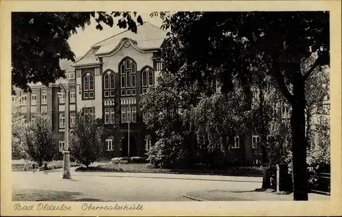 Ak Bad Oldesloe in Schleswig Holstein, Oberrealschule