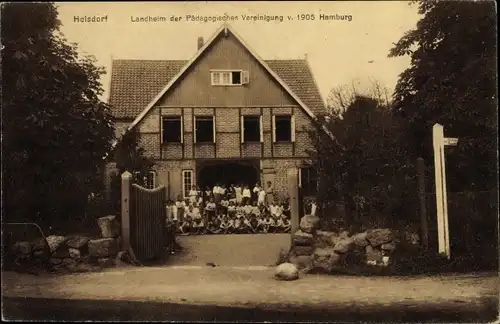 Ak Hoisdorf in Schleswig Holstein, Landheim der Pädagogischen Vereinigung 1905, Hamburg