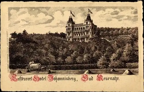 Künstler Ak Bad Neuenahr Ahrweiler, Hotel Johannisberg