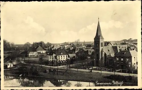 Ak Delfzijl Groningen Niederlande, Panorama