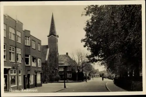 Ak Haren Groningen Niederlande, Kerkstraat