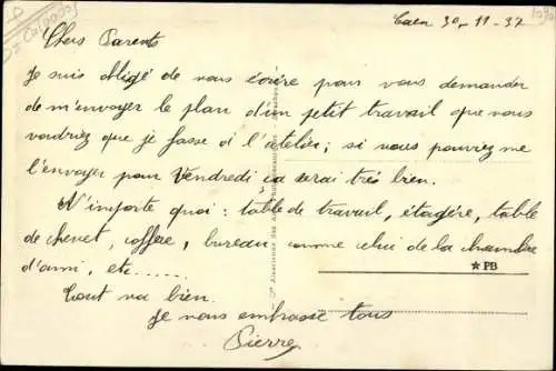 Ak Caen Calvados, Boulevard Bertrand