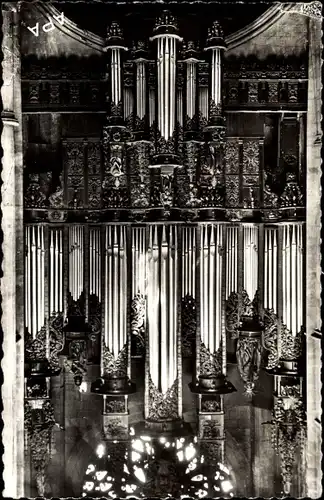 Ak Rodez Aveyron, Interieur de la Cathedrale, Les grandes orgues