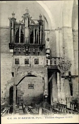 Ak Saint Savin Hautes-Pyrénées, Vieilles Orgues