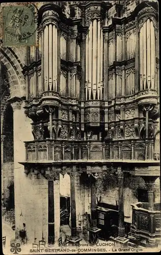 Ak Saint-Bertrand-de-Comminges Haute Garonne, Le Grand Orgue