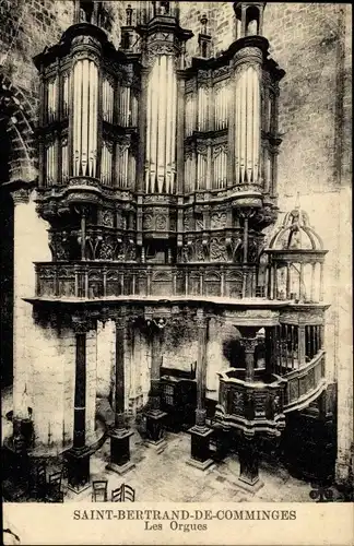 Ak Saint-Bertrand-de-Comminges Haute Garonne, Les Orgues