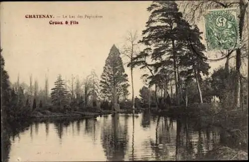 Ak Châtenay Malabry Hauts de Seine, Le Lac des Pepinieres