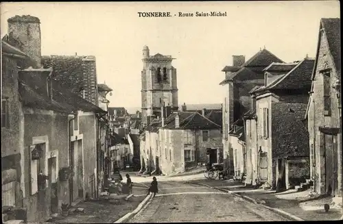 Ak Tonnerre Yonne, Route Saint Michel