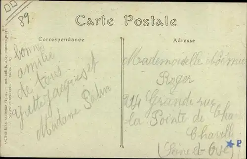 Ak Tonnerre Yonne, La Rue de l'Hopital