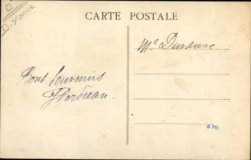 Ak Thorigny sur Oreuse Yonne, Grande Rue