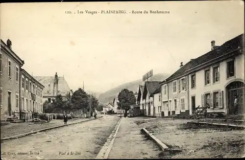 Ak Plainfaing Vosges, Route du Bonhomme