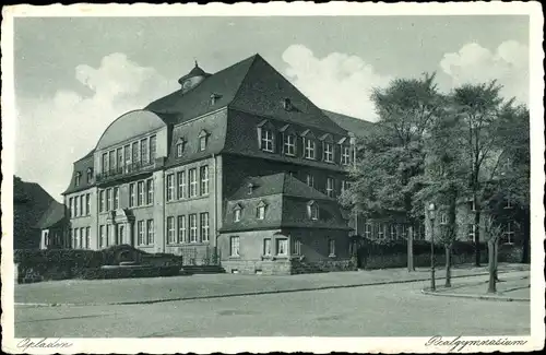 Ak Opladen Leverkusen im Rheinland, Realgymnasium