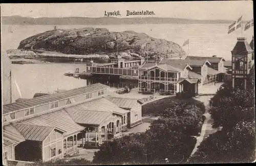 Ak Lysekil Schweden, Badanstalten