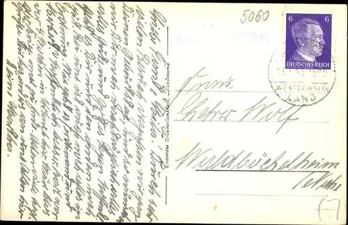 Ak Mehren im Westerwald, Blick auf die Kirche, Fachwerkhaus