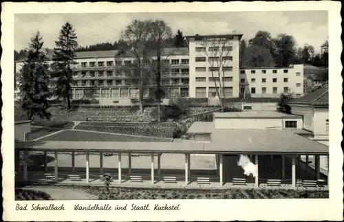 Ak Bad Schwalbach im Taunus, Wandelhalle, Kurhotel