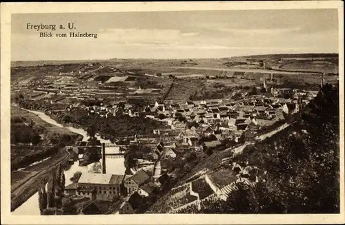 Ak Freyburg an der Unstrut, Blick vom Haineberg