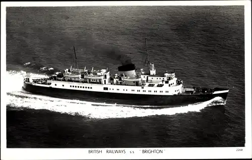 Ak Fährschiff SS Brighton, British Railways