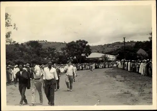 Foto Ak Kindia Guinea, Défilé, Fête