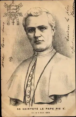 Künstler Ak Papst Pius X., Giuseppe Melchiorre Sarto