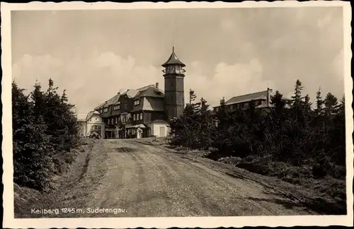 Ak Klínovec Keilberg Erzgebirge Region Karlsbad, Ortspartie