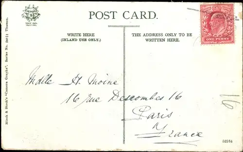 Ak Shiplake on Thames South East, Wasserpartie