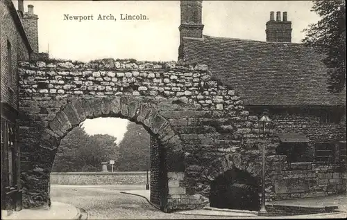 Ak Lincoln East Midlands England, Newport Arch